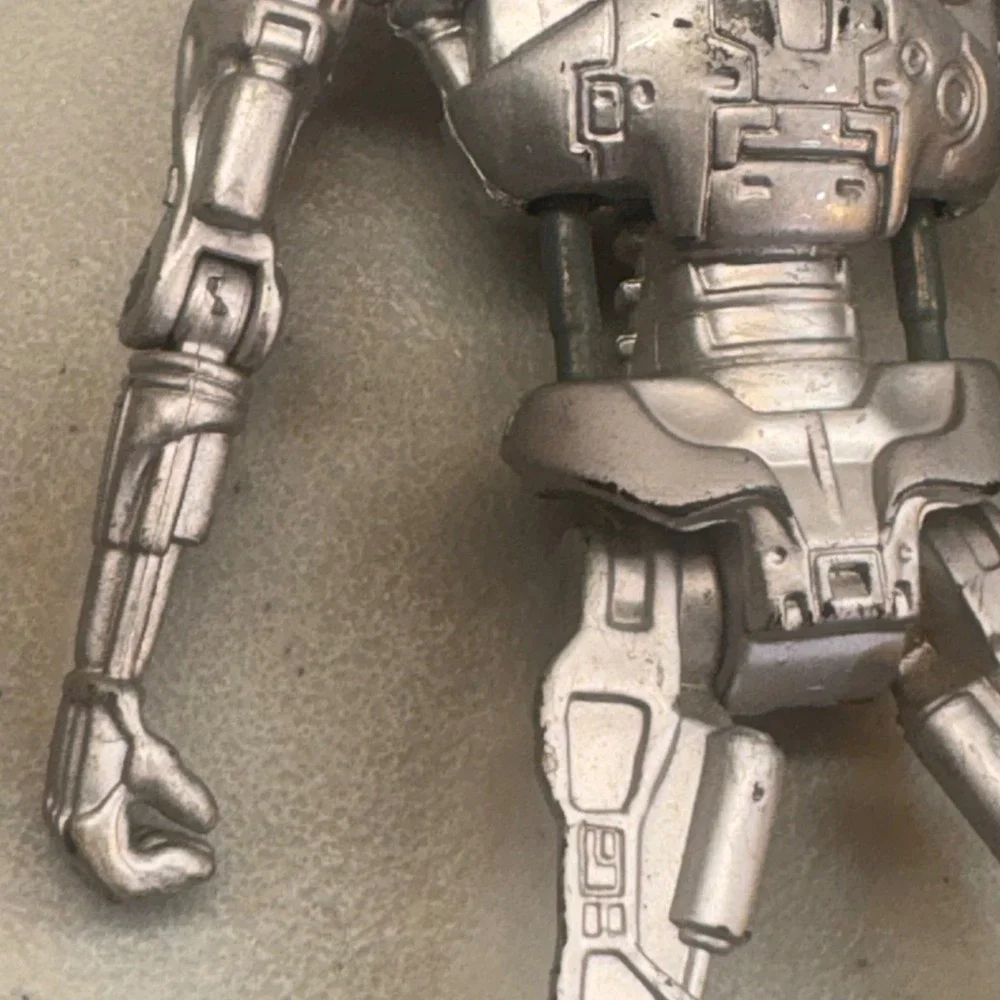 Vintage 1991 Kenner Carolco Terminator T-800 Endoskeleton Action Figure Silver